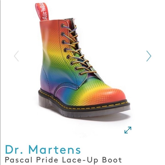 DR. MARTENS PASCAL PRIDE LACE UP BOOT - Picture 2 of 3